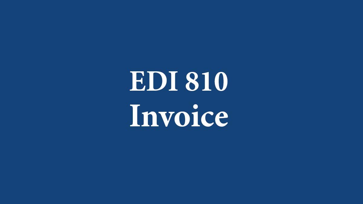 Edi Invoice